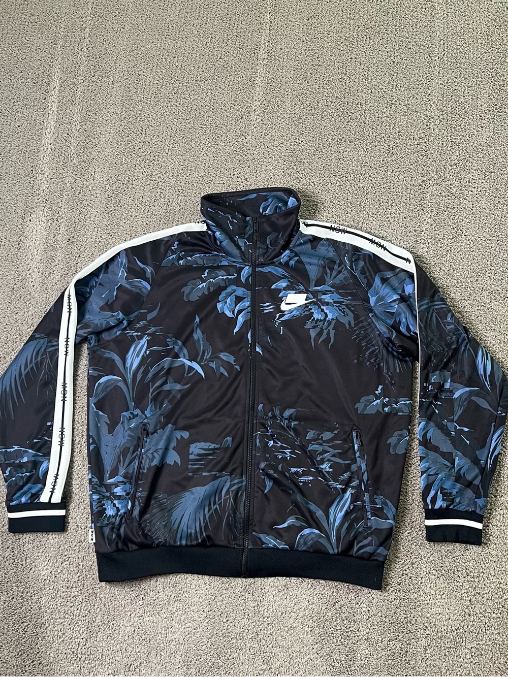 Nike NSW Floral Printed Track Jacket Men's Size Large